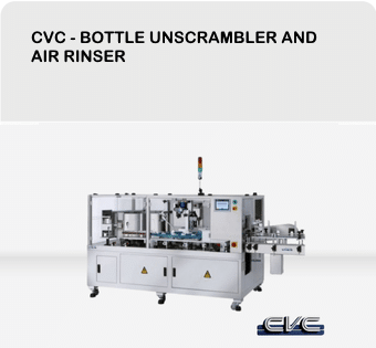 Bottle Unscrambler and Air Rinsers