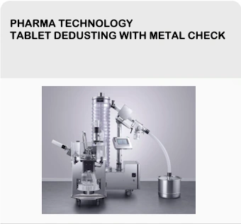 Tablet Dedusting with Metal Check